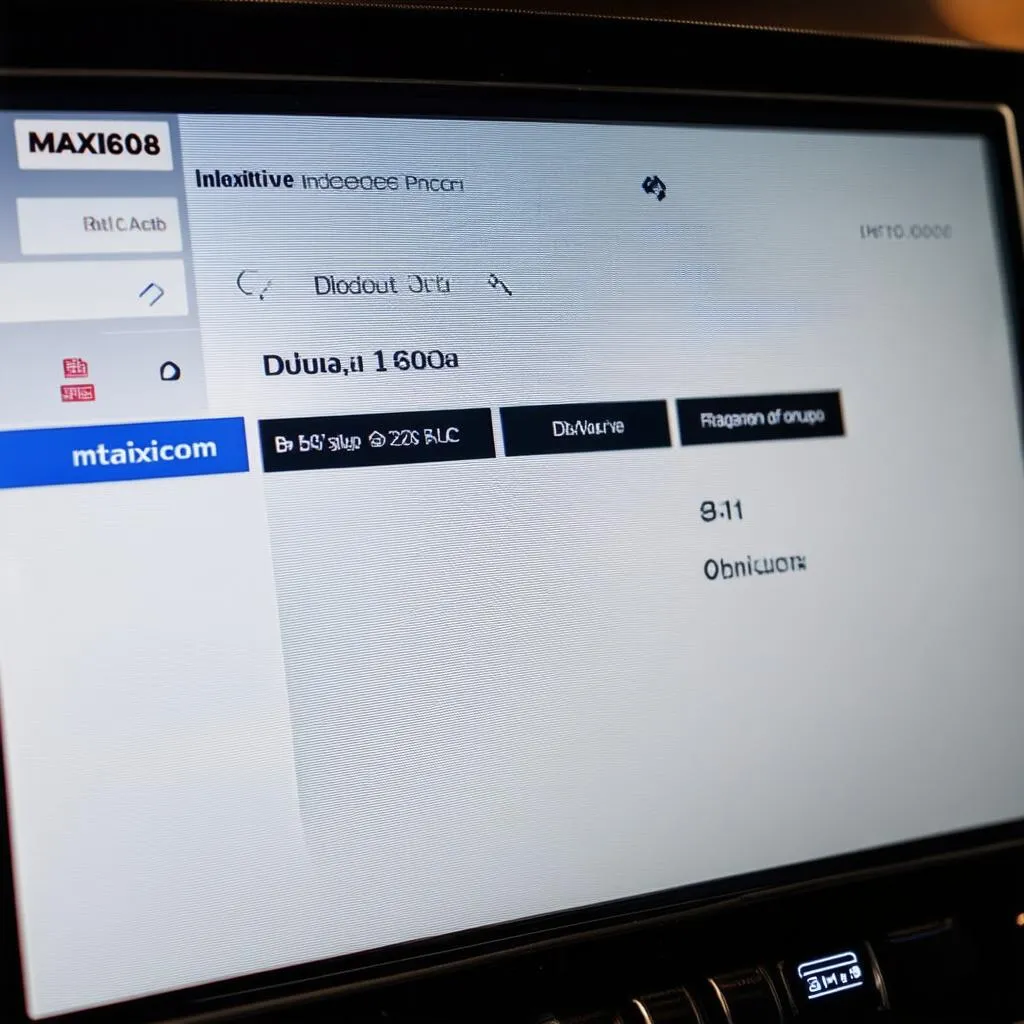 The Maxicom MK808 Dashboard