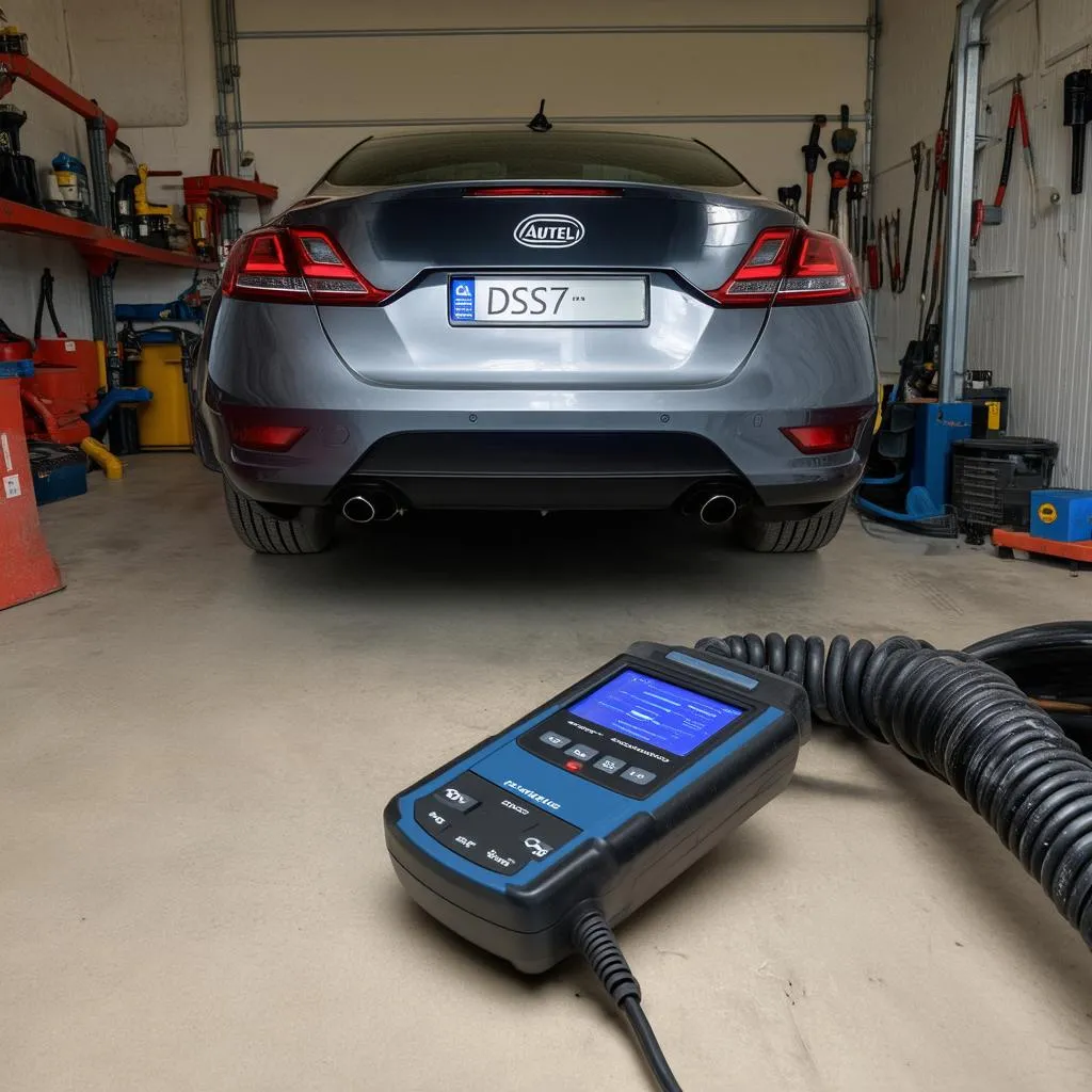 Autel MaxiDAS DS708 in a South African garage