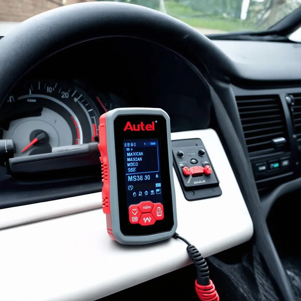 Autel MaxiScan MS300 and Car Dashboard