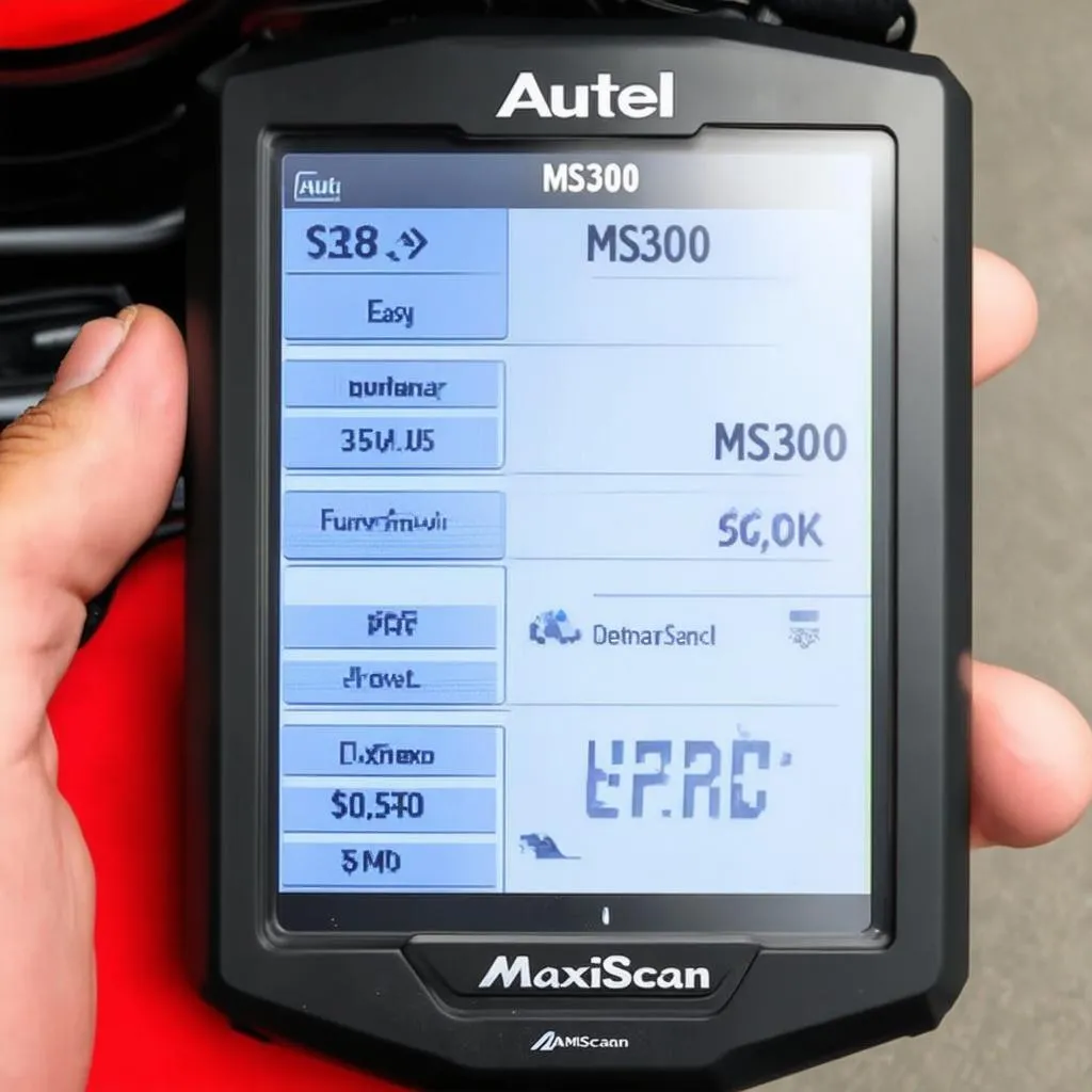 Autel MaxiScan MS300 - User-Friendly Interface