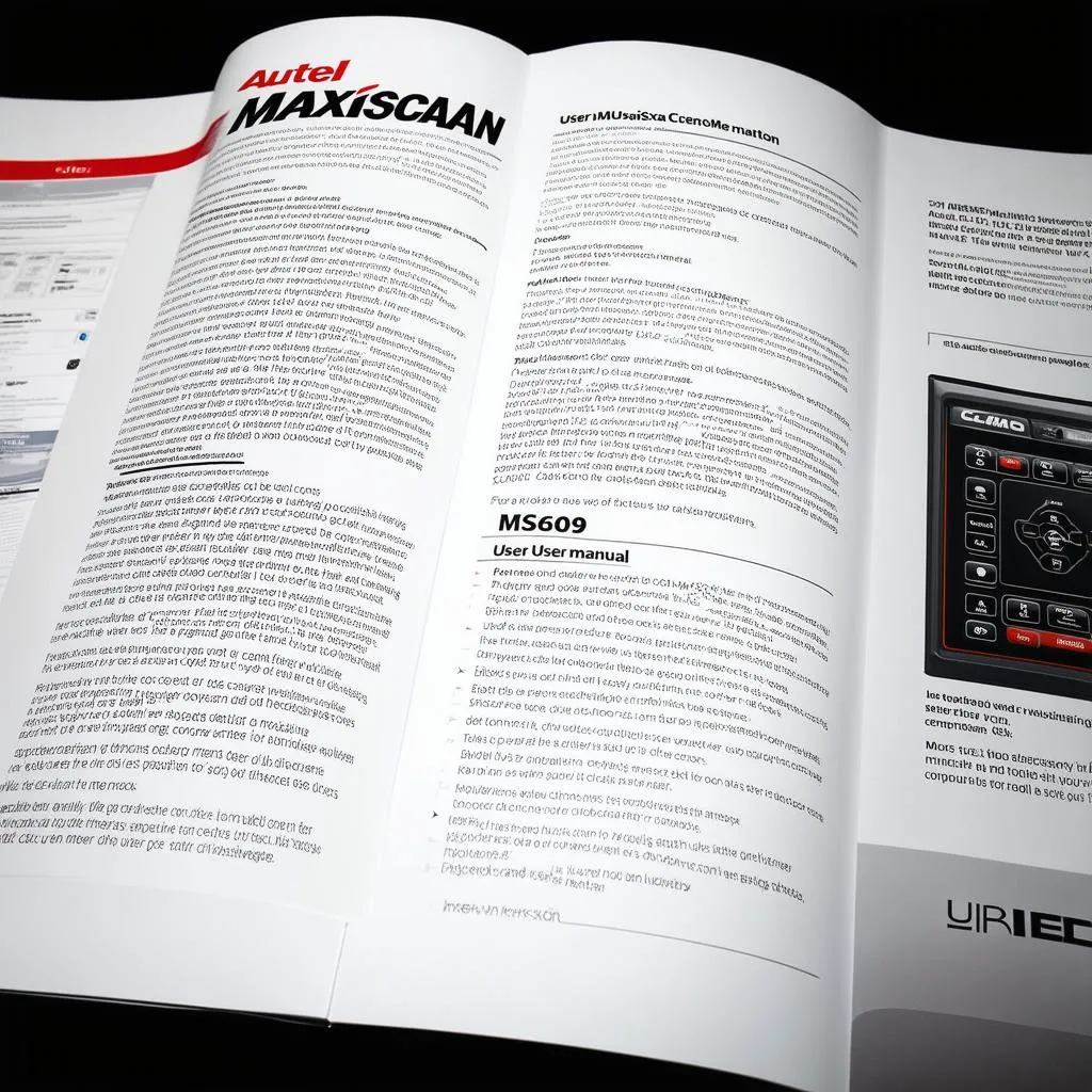 Autel Maxiscan MS609 User Manual