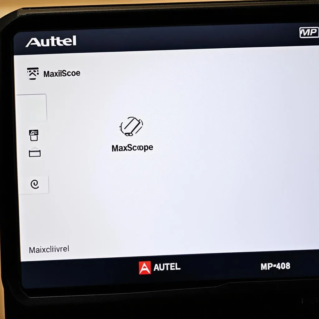 Autel MaxiScope MP408 User Interface