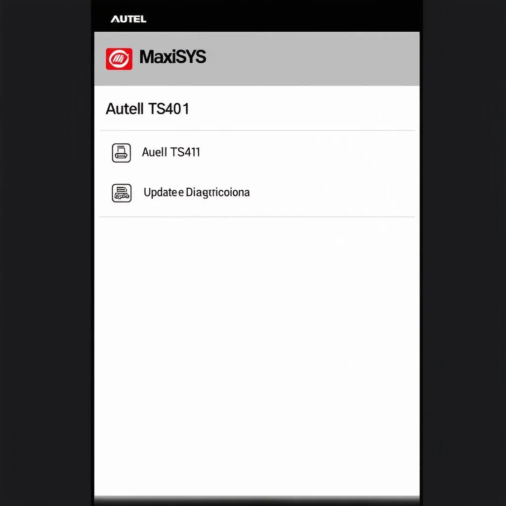 Autel MaxiSYS App