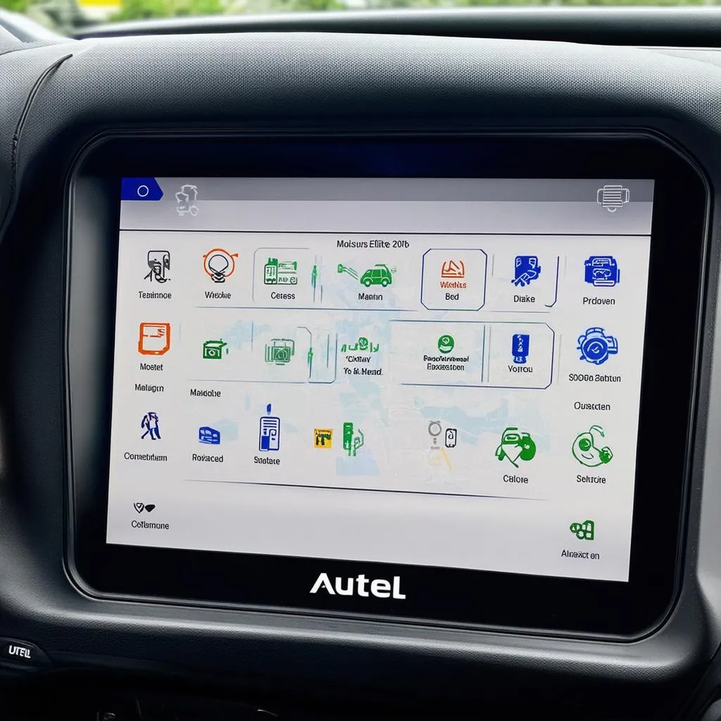 Autel MaxiSys Elite 2018 Interface