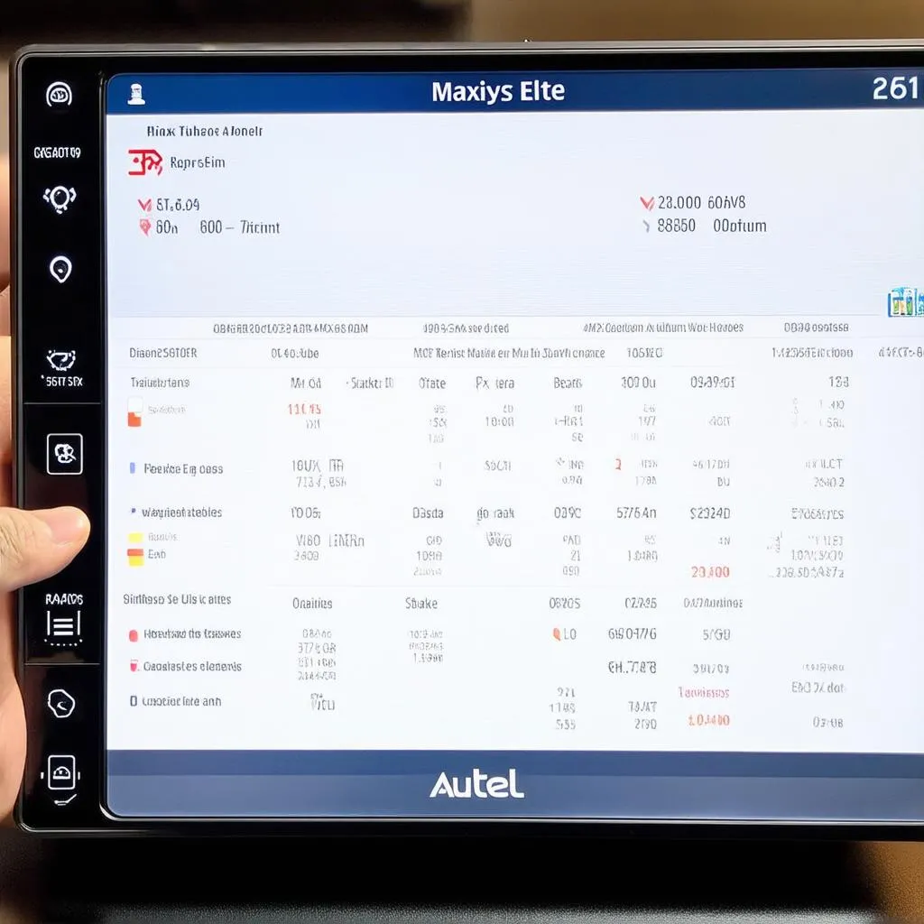 Autel MaxiSys Elite 2019 Screen Display