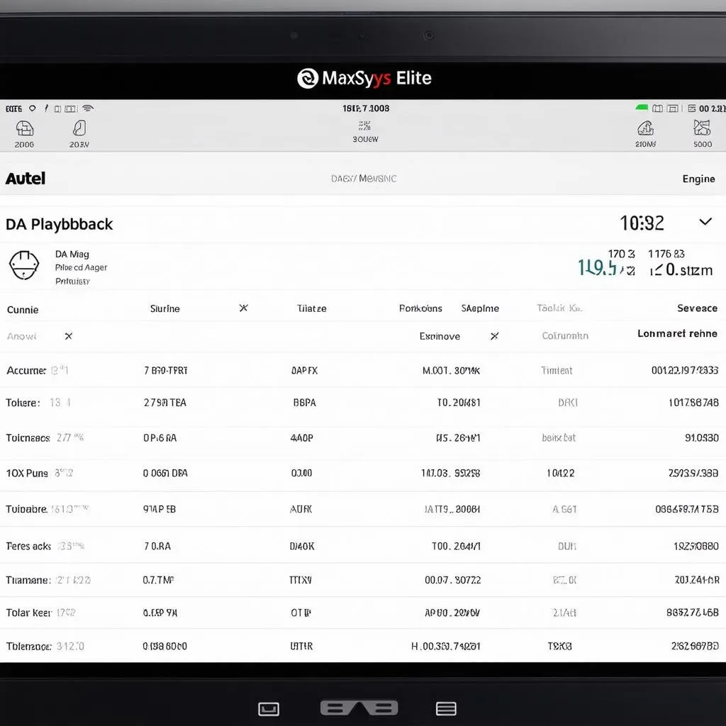 Autel MaxiSys Elite Data Playback