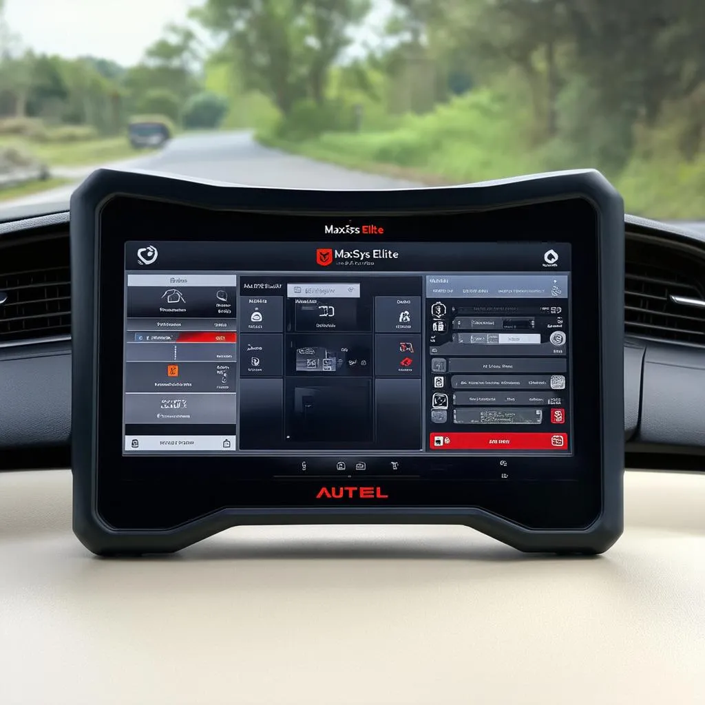 Autel MaxiSys Elite Diagnostic Platform