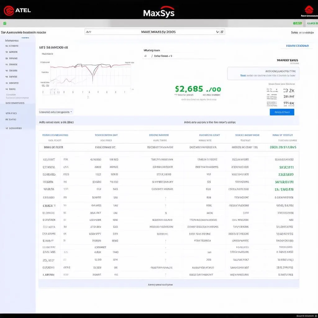 Autel Maxisys Interface