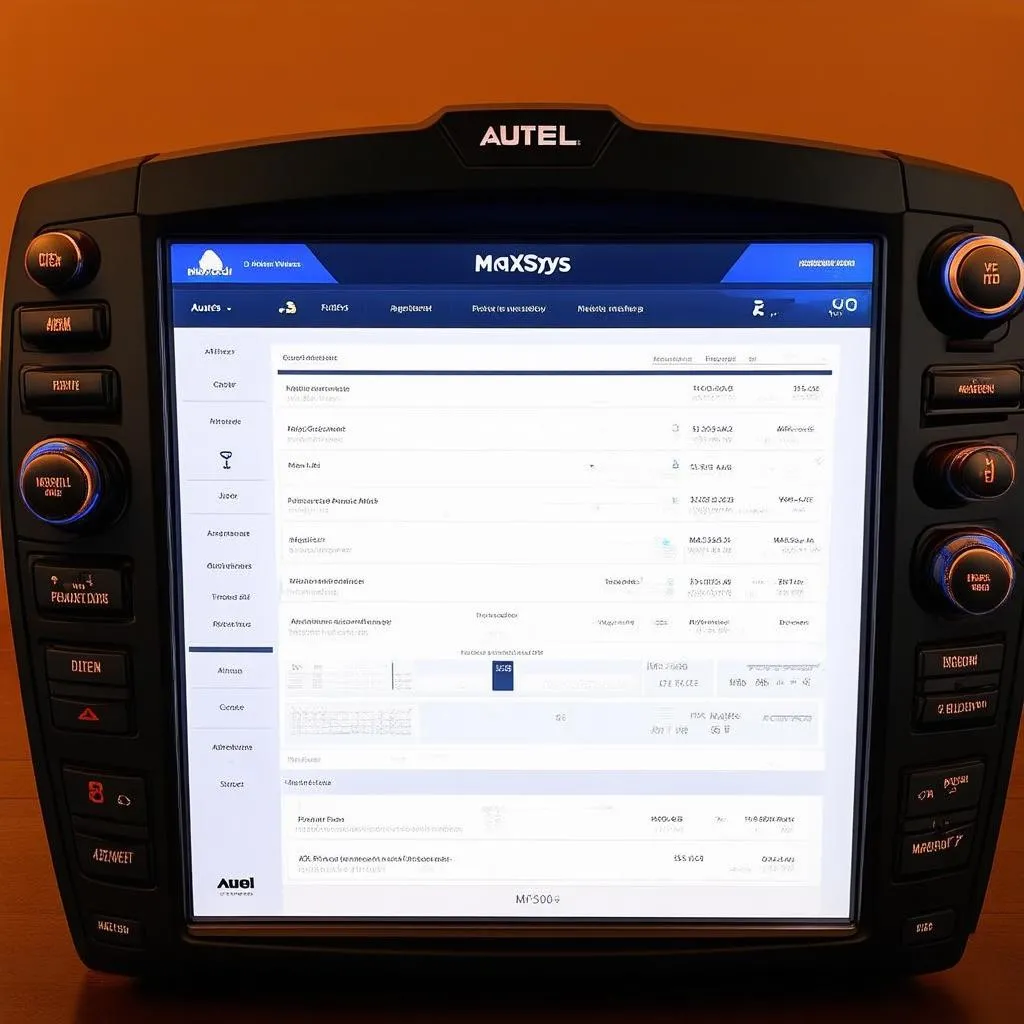 Autel MaxiSys MS906 Interface