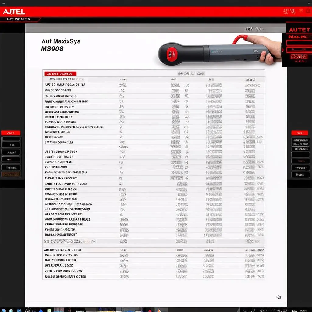 Autel MaxiSys MS908 Pro manual