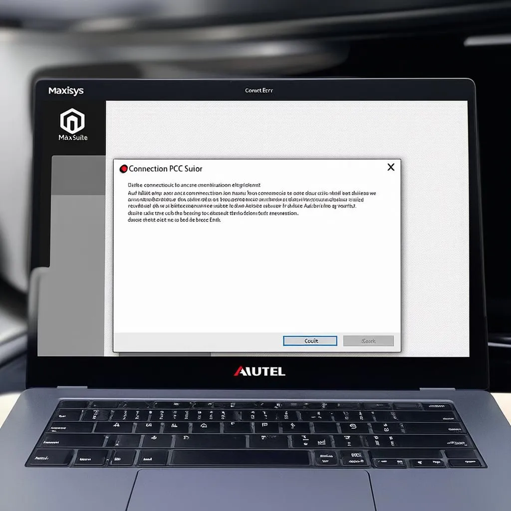 Autel Maxisys PC Suite Connection Error