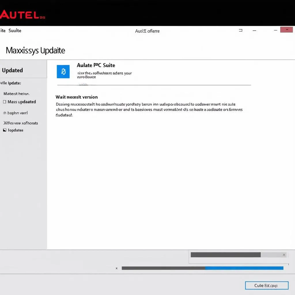 Autel Maxisys PC Suite Update