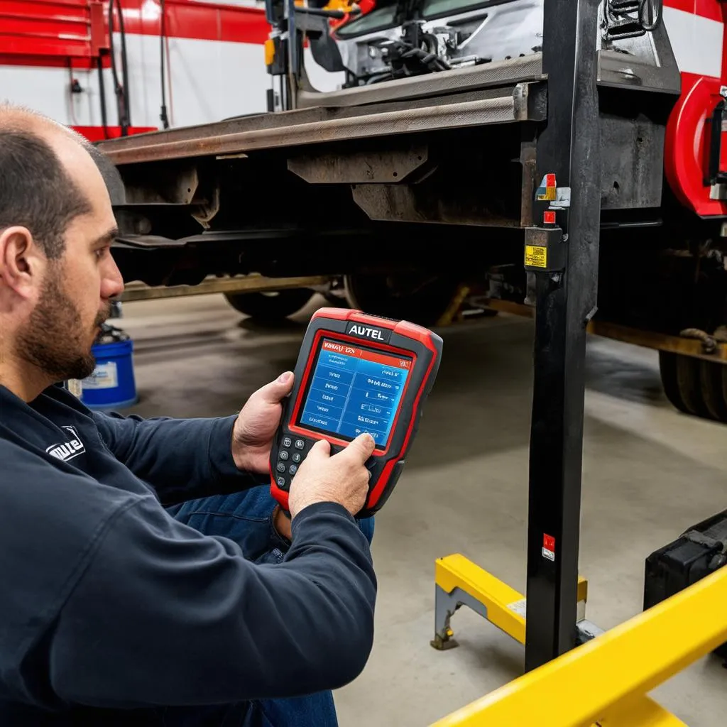 Autel MaxiSys Pro for Trucks Diagnostics