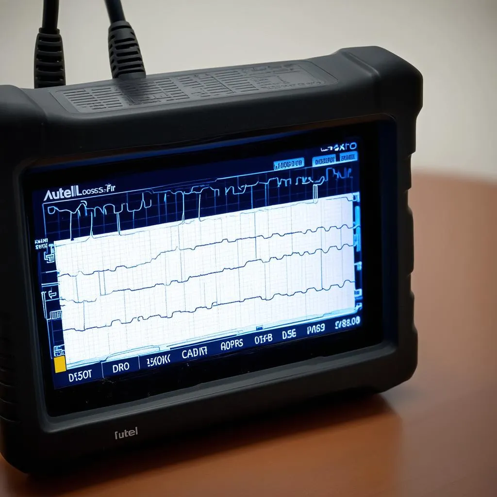 Autel MaxiSys Pro Oscilloscope Interface