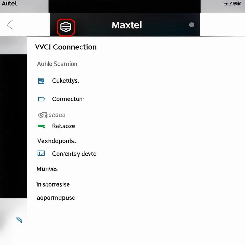 Autel MaxiSys Scanner Settings