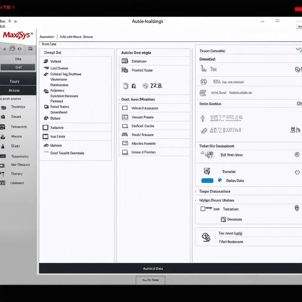 Autel MaxiSys Diagnostic Software