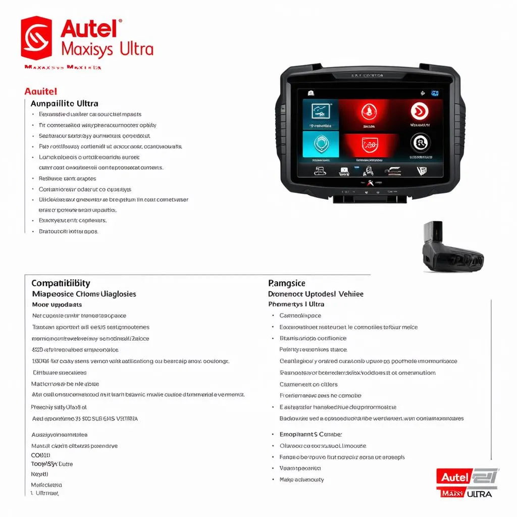 Key Features of the Autel Maxisys Ultra