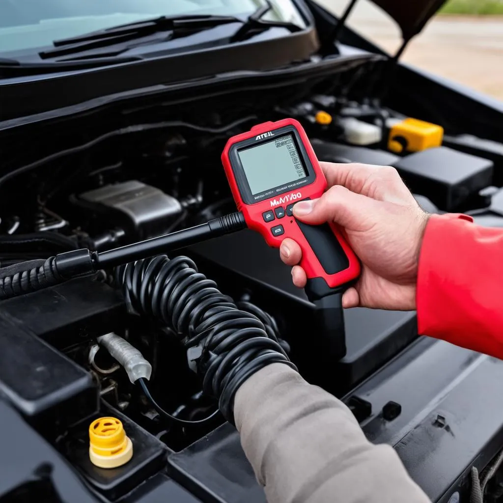 autel mv400, digital videoscope, car inspection