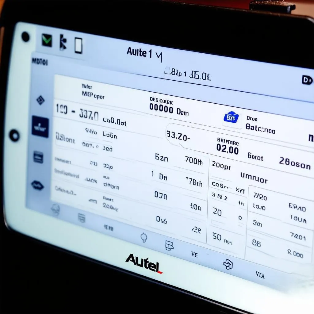 Autel MD80 User Interface