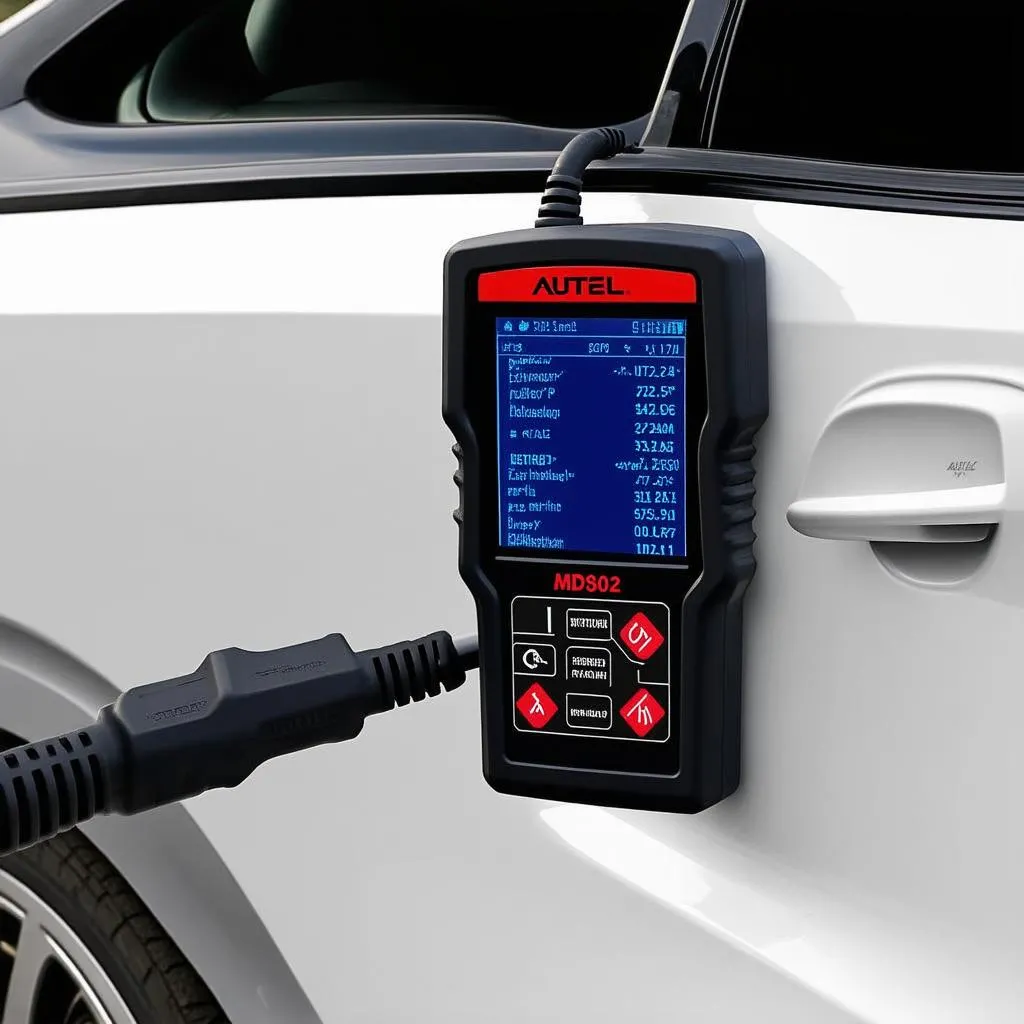 Autel MD802 Connected to Car