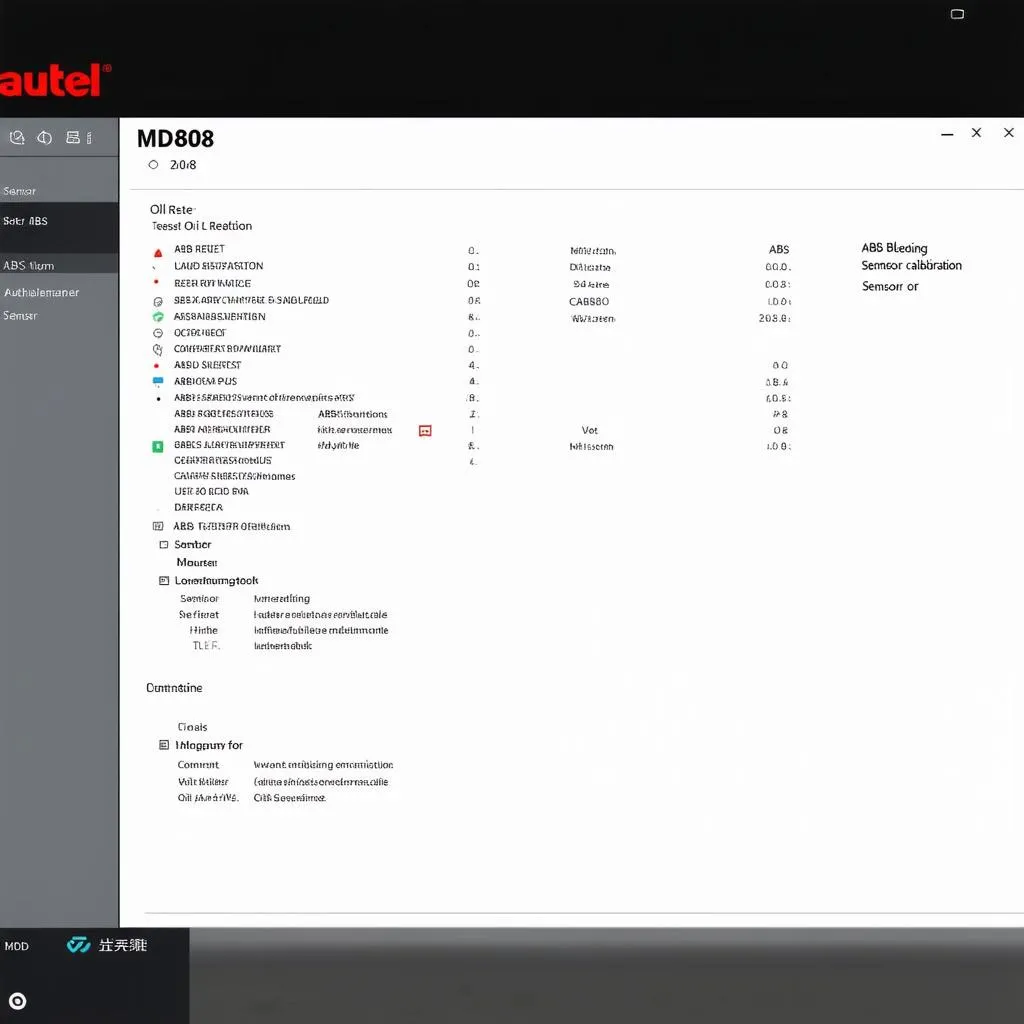 Autel MD808 Features