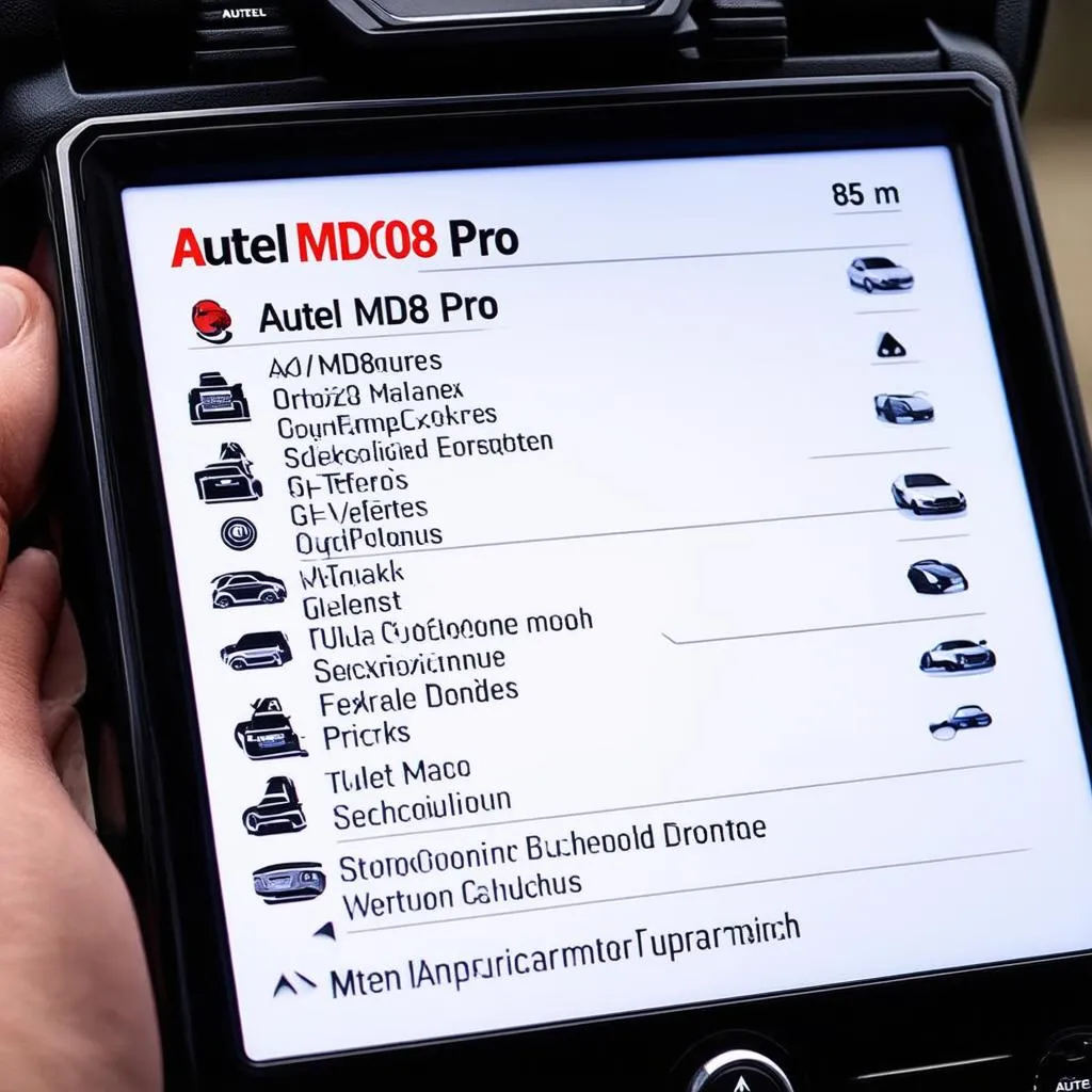 Autel MD808 Pro Vehicle Compatibility