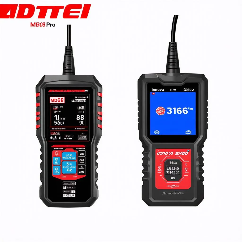 Autel MD808 Pro and Innova 3160e Diagnostic Scanners