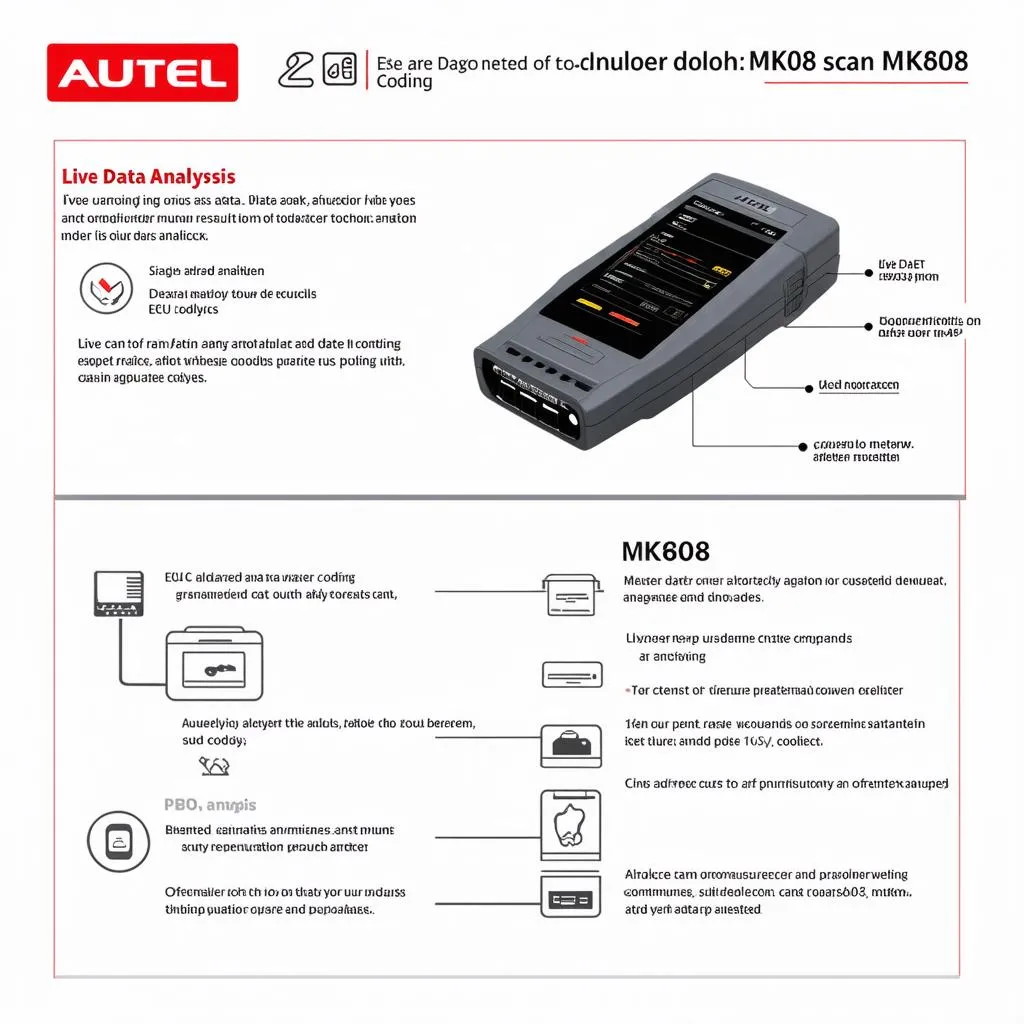 Autel MK808 features