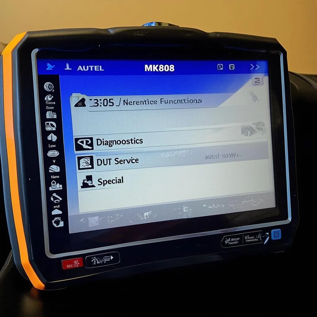 Autel MK808 Main Menu