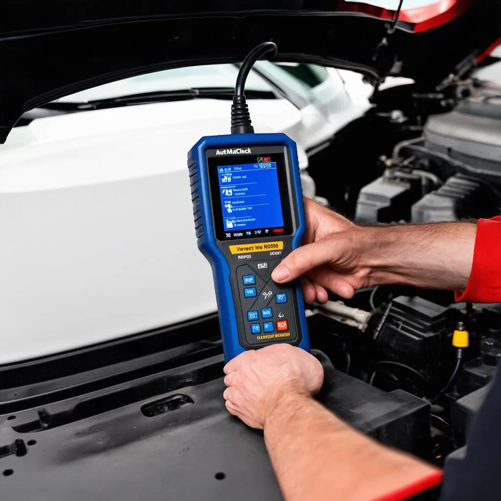 Car Repair with Autel MK808TS