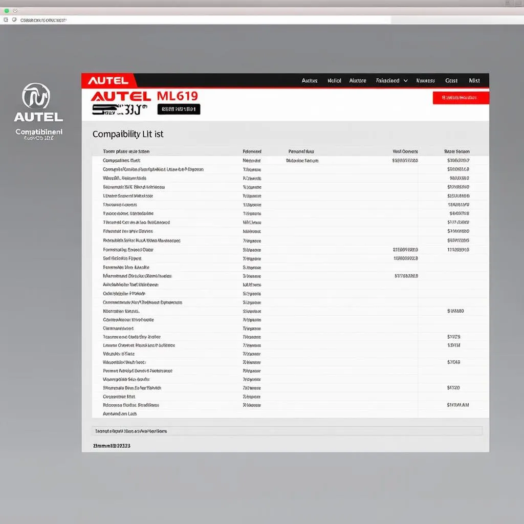 Autel ML619 Website