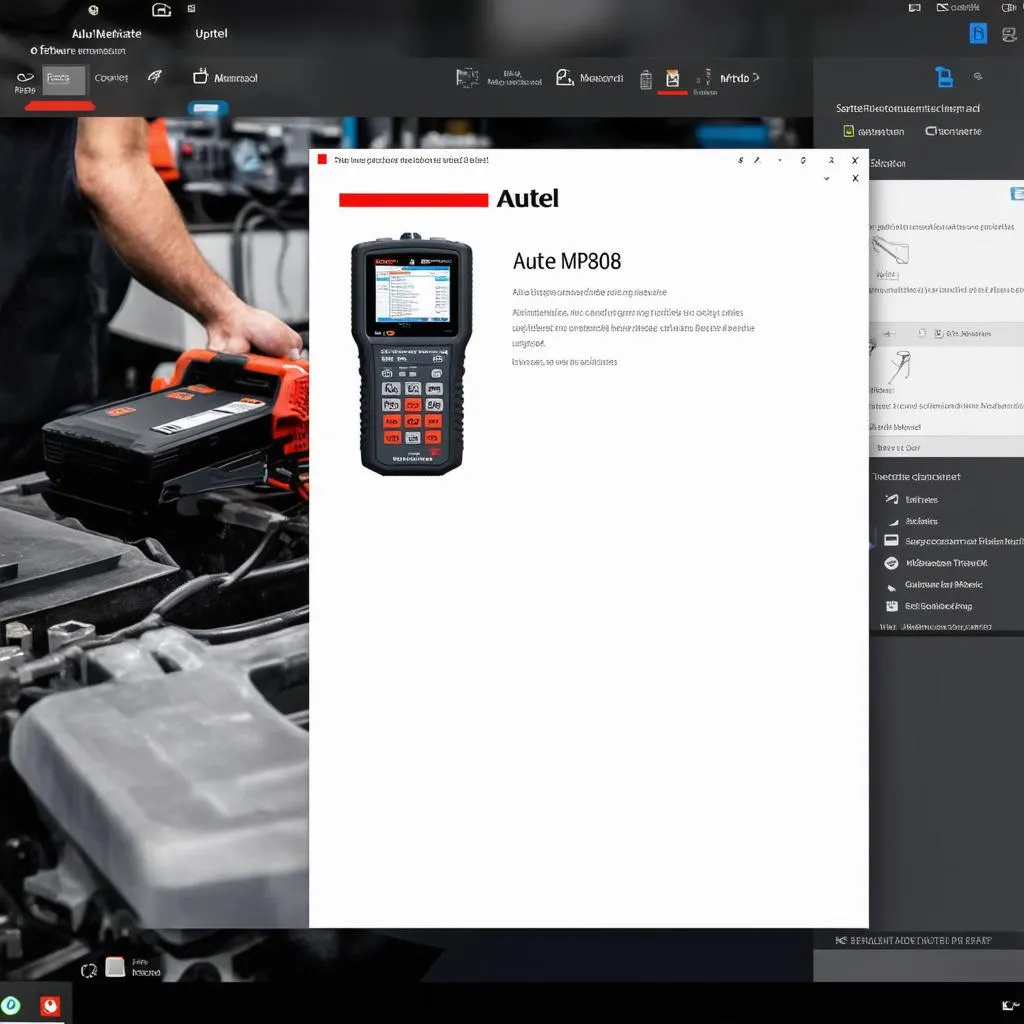 Autel MP808 Software Update