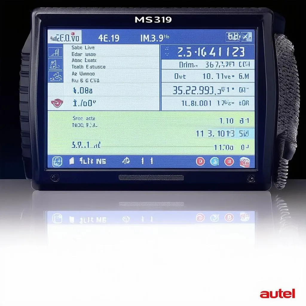 Autel MS319 Screen