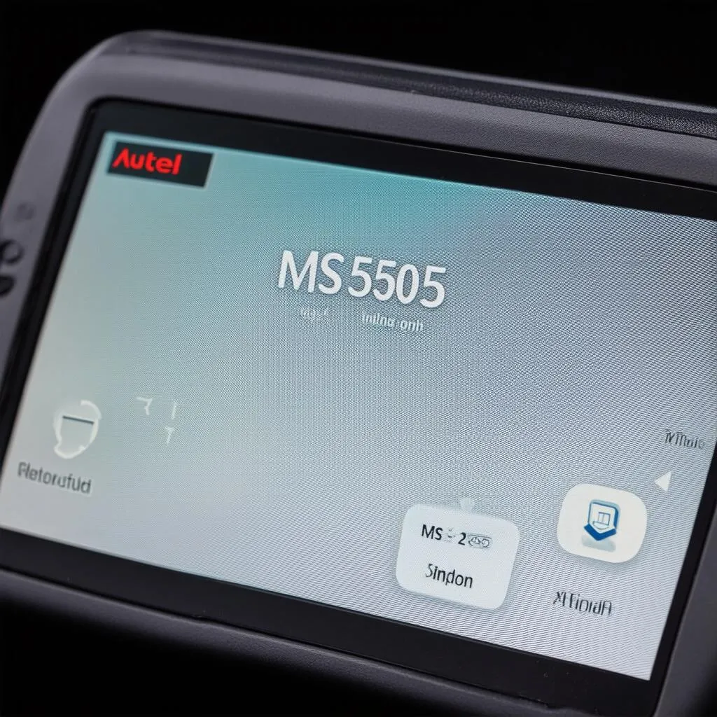 Autel MS505 User Interface