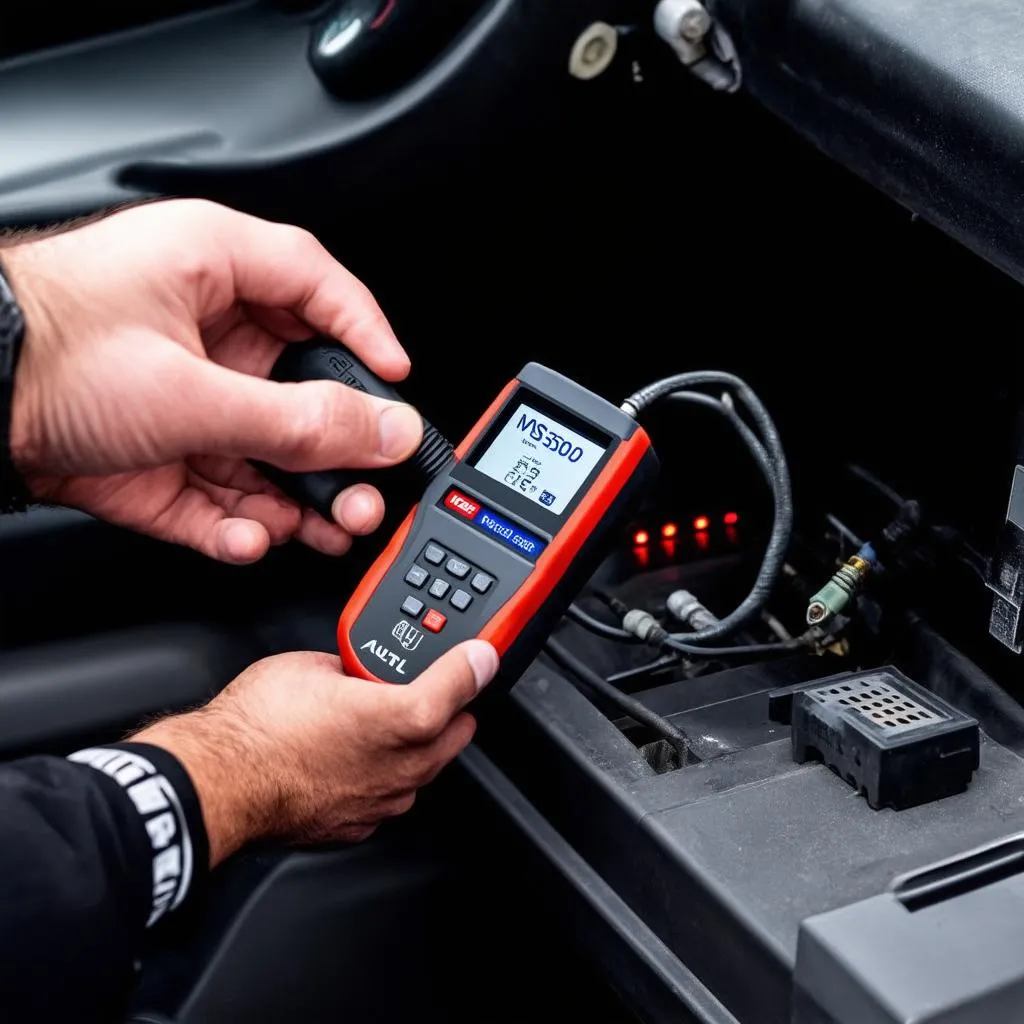 Using the Autel MS509 on a Mercedes