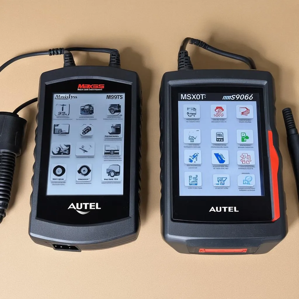 Autel MS906 and MS906TS Side by Side