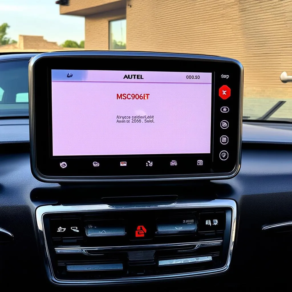 Autel MS906BT successfully programming a Chrysler vehicle