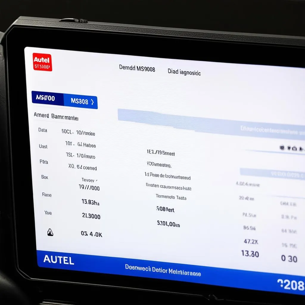 Autel MS908 Interface Features