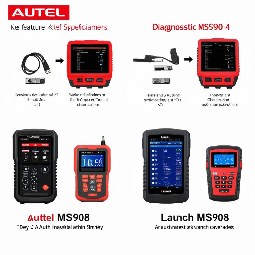 Autel MS908 vs. Launch diagnostic scanners