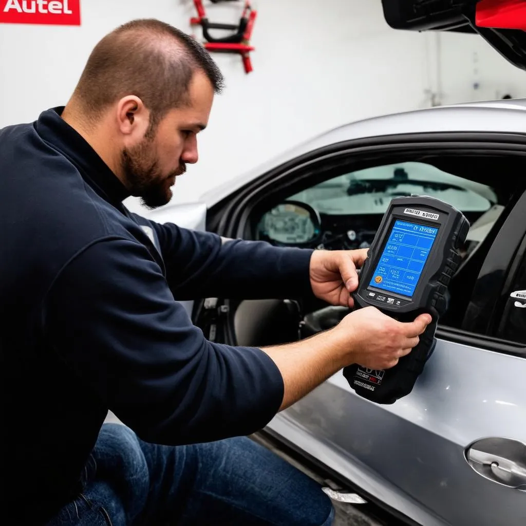 Autel MS908 Scanning Car