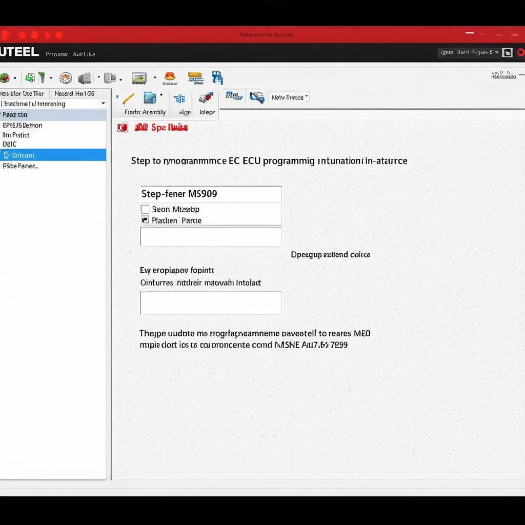 Autel MS909 ECU Programming