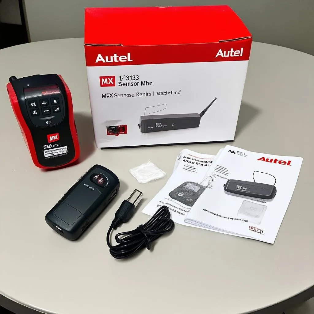 Autel MX Sensor 315 315MHz on a table