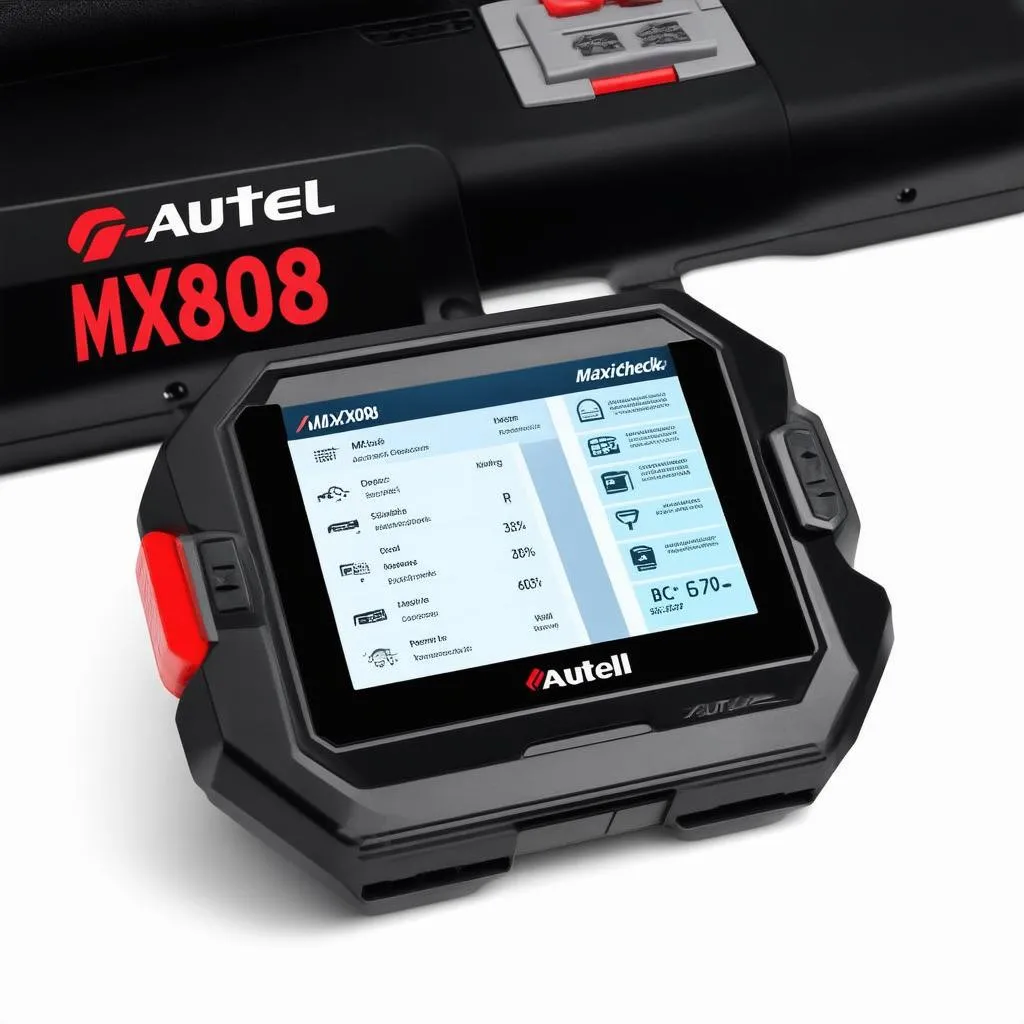 Autel MX808 Maxicheck interface