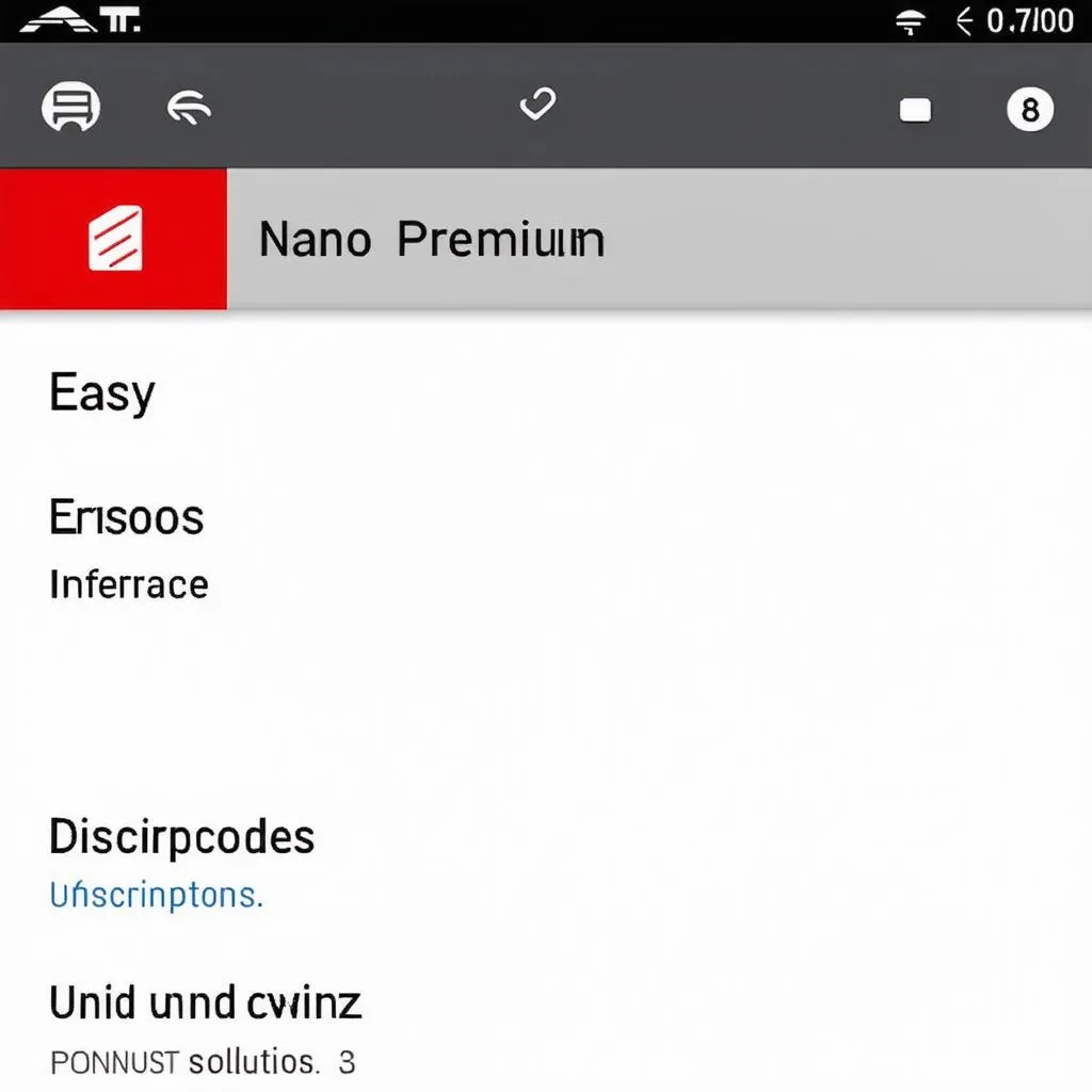 Autel Nano Premium App