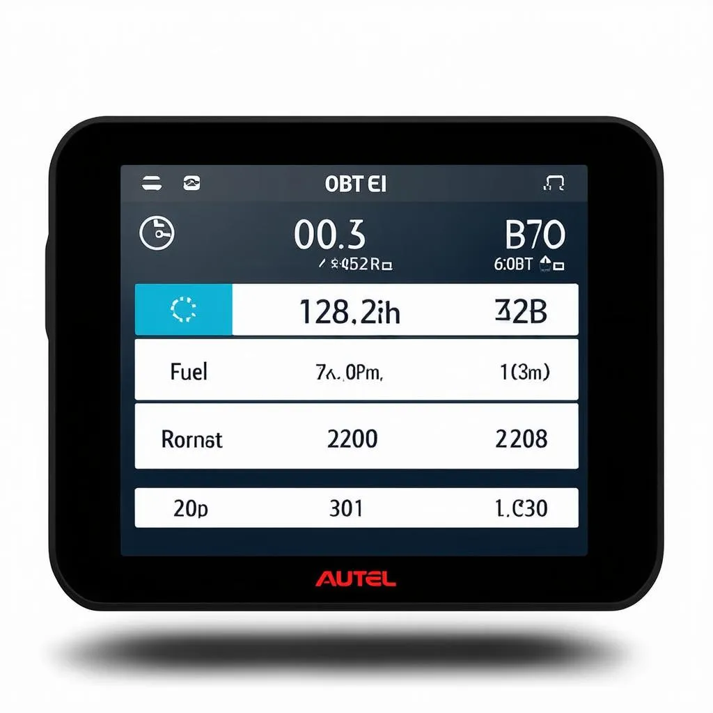 Autel OBD II Monitor Data