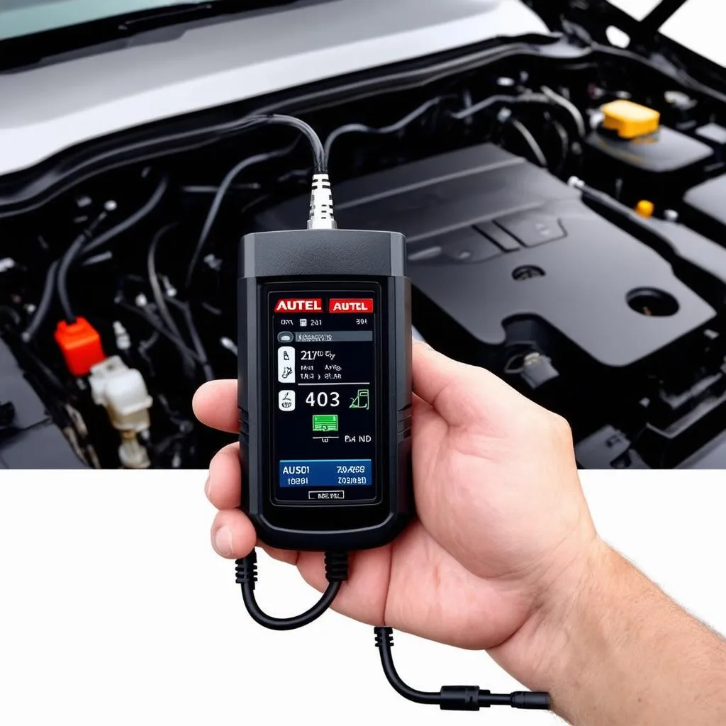 Car diagnostics using an Autel OBD2 scanner