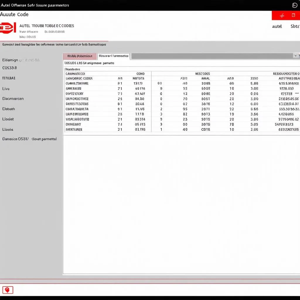 Autel OLS301 software interface