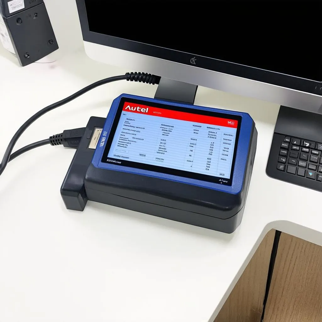 Autel scanner and printer connection