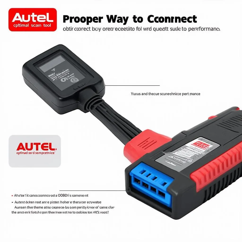 Autel Scan Tool Connection