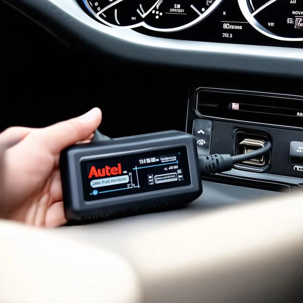 autel scanner car dashboard